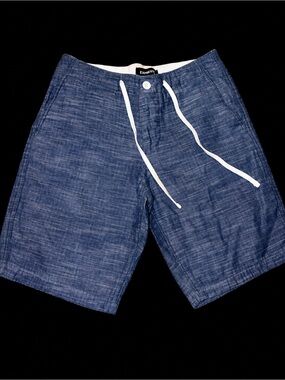 Express Men’s Navy Drawstring Hybrid Shorts